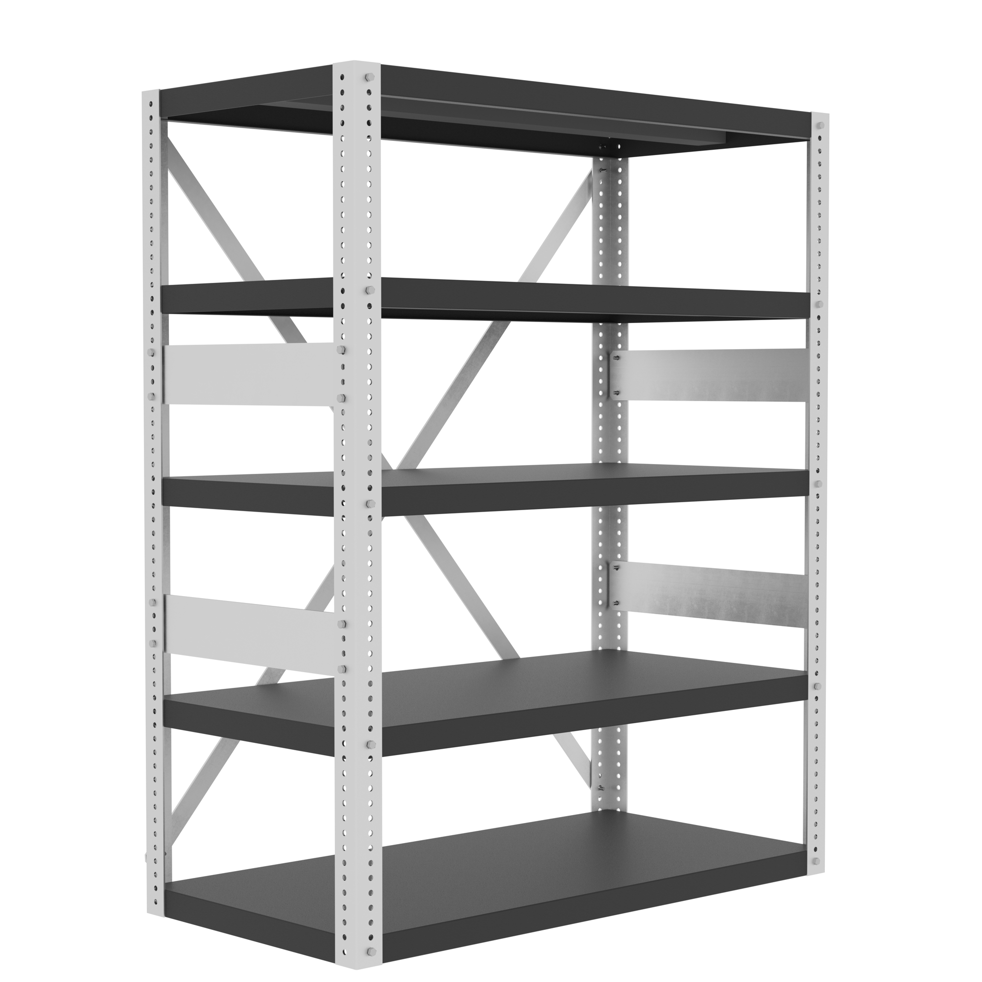 Valley Craft, Heavy Duty Shelving, Height 60 in, Width 48 in, Depth 24 in, Model# F82435A8